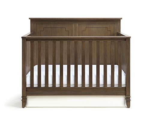 Suite Bebe Asher 4-in-1 Convertible Crib in Carbon Gray