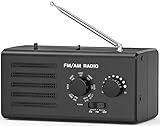 ✅ 2 STROMVERSORGUNGSMETHODEN：1. Mit einem AC 7,5 V Stromversorgung können Sie das Radio mit einer Powerbank / einem Laptop / einem Wandstecker betreiben. (auch wenn Sie im Freien spielen, ohne sich Sorgen machen zu müssen, dass die Batterien des Radios leer ist). 2. Angetrieben durch eine 4 * AA-Batterie (nicht im Lieferumfang enthalten), Batteriebetriebenes Radio eignet sich für die schnelle Stromversorgung und das Hören in verschiedenen Situationen.