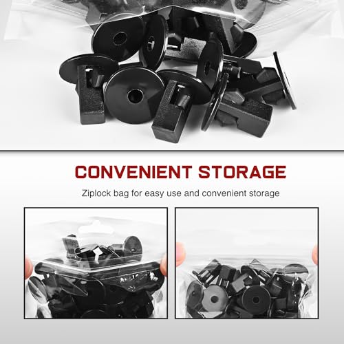 Image of Nilight 120PCS Car Bumper Retainer Clips Bumper Fender Liner Kit for Lexus Toyota 4Runner Tacoma RAV4 Scion 75495-35010 75397-35010 90189-06065 90189-06013 with 1 Fastener Remover