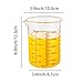 High Borosilicate Glass Measuring Cup-V-Shaped Spout，Glass Measuring Beaker for Kitchen or Restaurant, Easy to Read, 500 ML (16 Oz, 2 Cup)