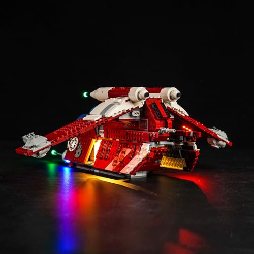 Light Kit for Lego Coruscant Guard Gunship Lighting Set for Lego 75354 Star Wars Coruscant Guard Gunship, Not Include Models - Image 4