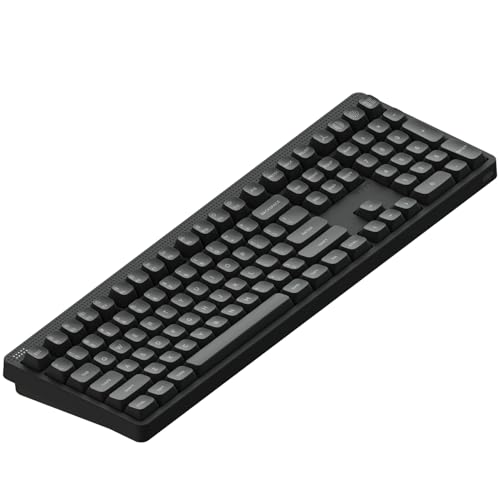 Image of NuPhy Node100 Wireless Mechanical Keyboard, Hot Swappable Custom Bluetooth Keyboard, 109 Keys Computer Gaming Keyboards, Supports Touch Gestures, PBT Keycaps, RGB Backlit, Bluetooth /2.4GHz /USB-C