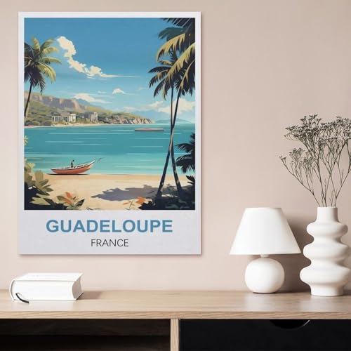 Jigsaw Puzzles for Adults 1000 Piece，Guadeloupe France，Difficult Puzzle Perfect Educational Gift for Boys And Girls（75x50cm）-EM89