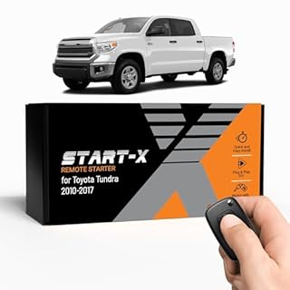Start-X Remote Starter Kit for Toyota Tundra (2010, 2011, 2012, 2013, 2014, 2015, 2016, 2017) Trucks | G-Key Ignition | Plug & Play Install | Lock 3X to Remote Start | Zero Wire Splicing