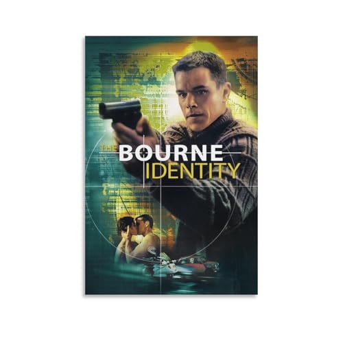 {[EACfeBeB[ The Bourne Ldentity f A[gpl LoX |X^[ ǃA[g aMtg z[A[g[N Ɋ|܂12x18inch(30x45cm)