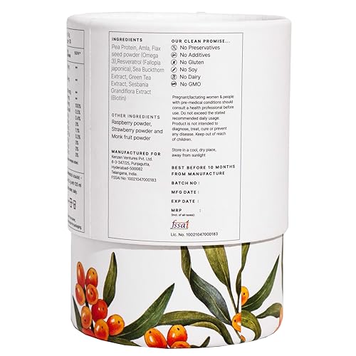 Earthful Plant-Based Collagen Supplement with Biotin & Omega 3 | 30-Day Glow Boost for Youthful Skin, Hydration & Radiance |100% Vegan, Easy Absorption Formula | 75 g