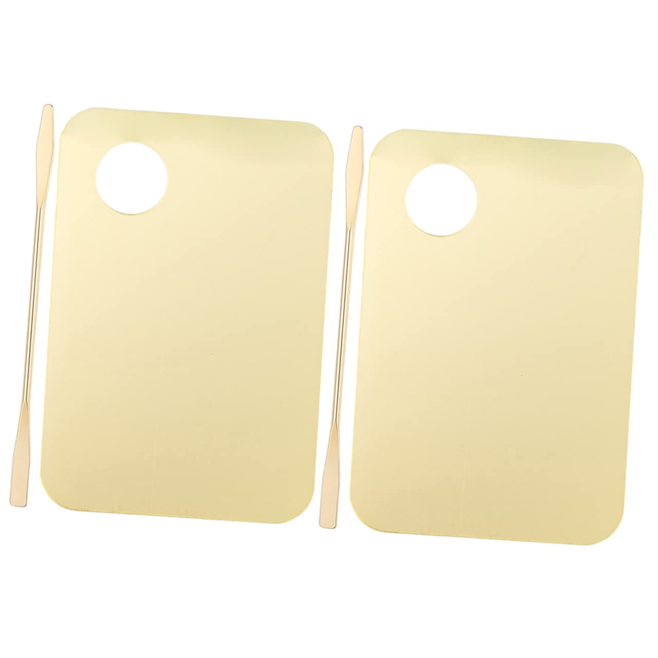 FRCOLOR 10 Set tavolozza dei colori tavolozza arrossire tavolozza per unghie palette strumenti di pittura piccolo vassoio per miscelare il trucco strumento di miscelazione dei pigmenti