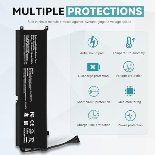 Image of RC30-0328 RZ09-0330 Laptop Battery for Razer Blade 15 Base 2020 2021 RZ09-0328 RZ09-0328X RZ09-03286 RZ09-03287 RZ09-03289 RZ09-03287E22 RZ09-03287E22-R3U1 RZ09-0369 RZ09-0369X RZ09-0410 RZ09-0410BE22