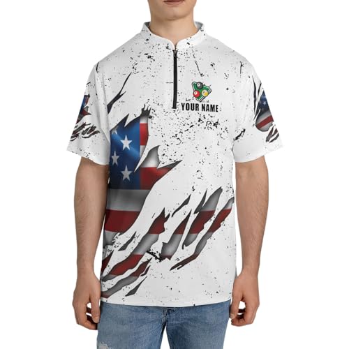 Personalized Billiard Jersey - 3D Billiard Shirts for Men, Bowling Jersey, Pool Shirts 6