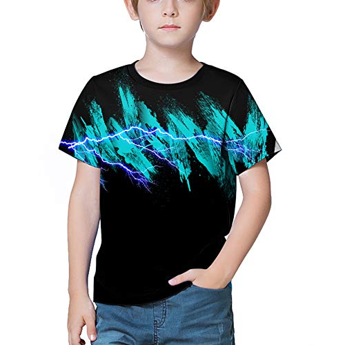 Image of LAIDIPAS Boys Girls 3D Graphic T-Shirt Short Sleeve Tops Tees 6-16 Years