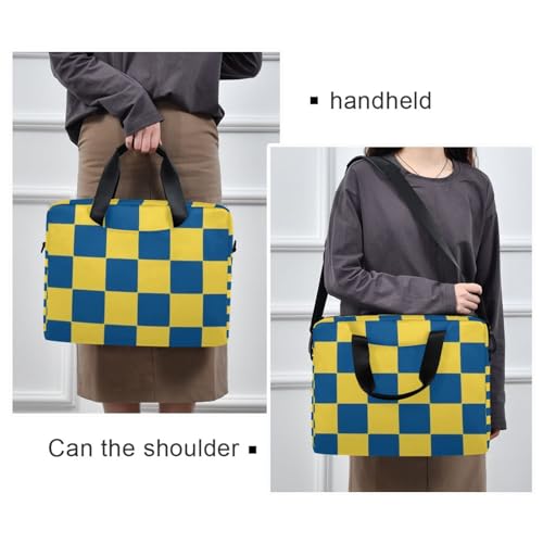 Maletín para portátil 15.6" amarillo y azul miniatura 2
