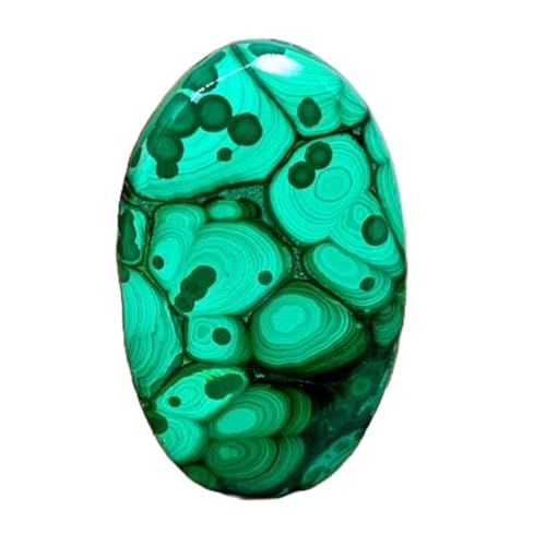 Cabochon en Malachite naturelle unique 38x23x6mm de qualité supérieure pour grand collier