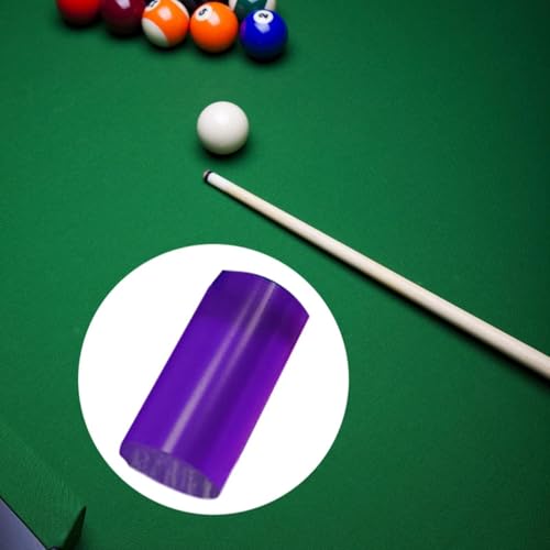 Yiju Billiard Cue Stick Ferrule Billiard Accessories Unfinished for Cue Stick Replaces Snooker Pool Stick Repair Parts, Purple