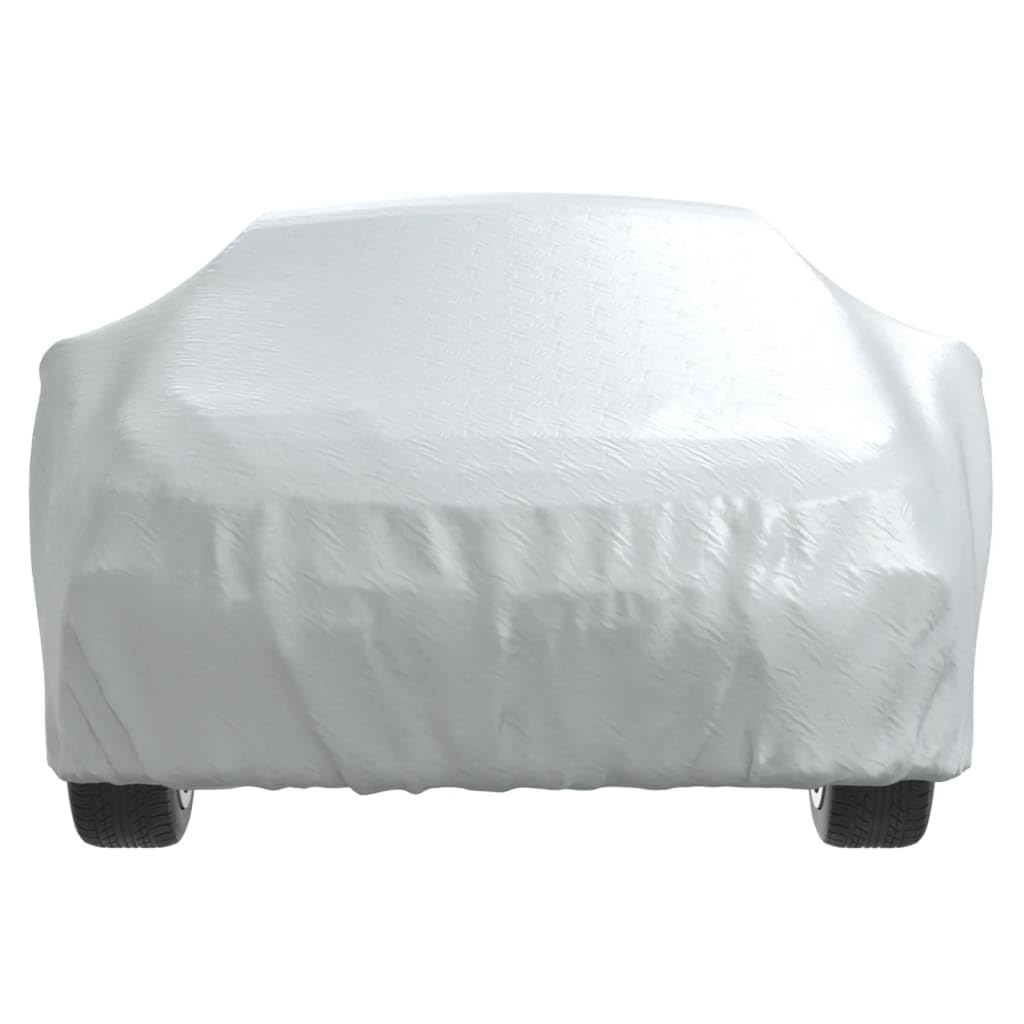 Funda protectora para coche con correa de hebilla, de poliéster transpirable y con revestimiento de poliuretano, impermeable, resistente al viento, para interior