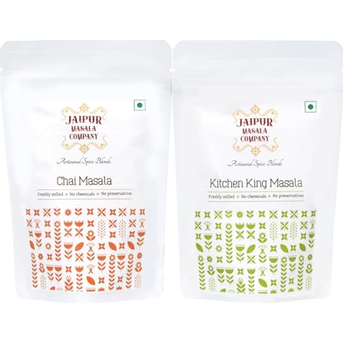 Jaipur Masala Company|Combo Pack-Kitchen King Masala & Chai Masala Powder|Home-Made, 100% Natural, Preservatives & Chemical Free|100 Gm Each (B09XPWRQ79) Amazon Price History, Amazon Price Tracker