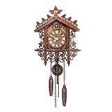 Orologio A Cucù Tradizionale Della Foresta Nera, Orologio Da Parete Meccanico In Legno for La Decorazione Della Casa E Del Ristorante (senza Batteria)(2)
