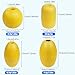 OROOTL Rope Floats Marine Buoy Float, 4/8pcs Crab Trap Floats Buoys Fishing Marker Buoy Plastic Water Buoy for Boats Pool Kayak Crabbing Dock Ski Anchor