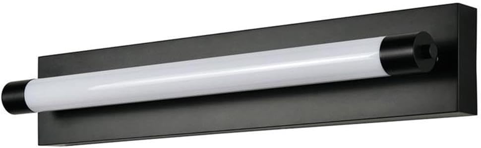 Pemberly Row 24" ETL Certified Integrated LED Bathroom Vanity Light Fixture, Black Aluminum Finish, ADA Compliant, Dimmable Ambient Lighting, 3000K Soft White, Energy Efficient for Modern Bathrooms