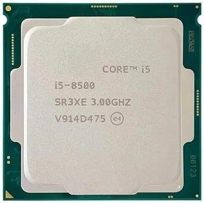 Core i5 8400/8500/8600 8th Generation, 1.7/2.1/2.3/2.8/3.0/3.1/3.6 GHz, LGA1151 Socket, 6 Cores, 6 Threads, 9 MB Cache, LGA 1151 Desktop Processor, 1 Year Warranty (Silver)
