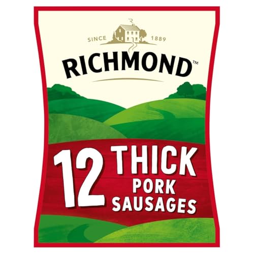 Richmond 12 Thick Pork Sausages 615g