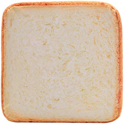 KaariFirefly Creative Cute Soft Toast Slice Bread Shape Sponge Filler Pet Cat Bed Mat Cushion - 40 * 40 * 6.5cm Case