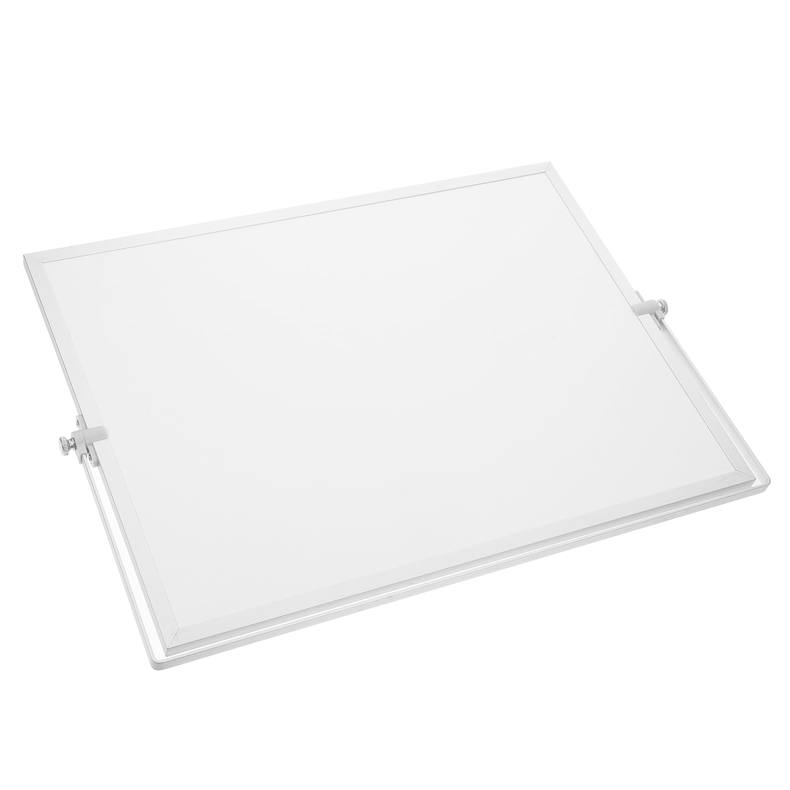 Mini Pizarra de Mesa Magnética Doble Cara de Metal Ligero | Borrado en Seco, Resistente a Rayaduras y Bloqueo Fácil, Decoración Colegio, Estudiantes, Cocina y Oficina