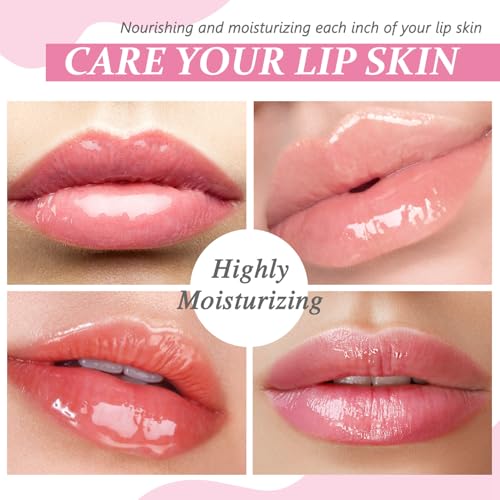 ARCHIDATE Lippenmaske - Lippenmaske Pads - Collagen Feuchtigkeit Lippenpflege Mask - Anti Falten Reduzieren Feine Linien Lippenpeeling Lippen Maske - Lip Masken Beauty (ROSA)