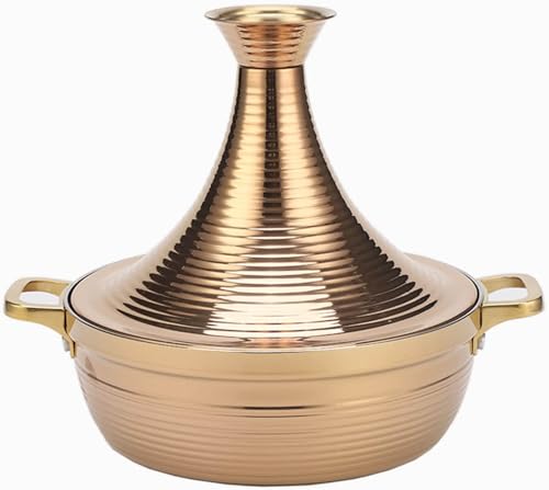 Tajine marroquí de 30 cm para estofados jugosos en cocinas de inducción