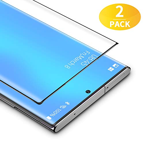 BANNIO Protector de Pantalla Samsung Galaxy Note 20 Ultra,[2 Unidades] 3D Cobertura Completa Cristal Templado para Samsung Galaxy Note 20 Ultra con Kit de Instalación,9H Dureza,Sin Burbujas