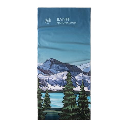 Image of BUFF CoolNet UV Neck Gaiter, UPF 50 Sun Protection, Breathable, Versatile, Quick Dry Face Mask, Fishing Designs, Adult Size