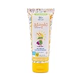 Babyton Baby & Kids Mineralische Sonnencreme SPF – Natürliche & Organische Sonnenschutzcreme für Empfindliche Haut – Daily, Sport & Atopic Varianten – Ohne Parabene oder Sulfate (Atopic)