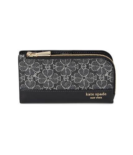 Image of kate spade new york Women's Devin Pebbled Leather Small Slim Bifold Wallet