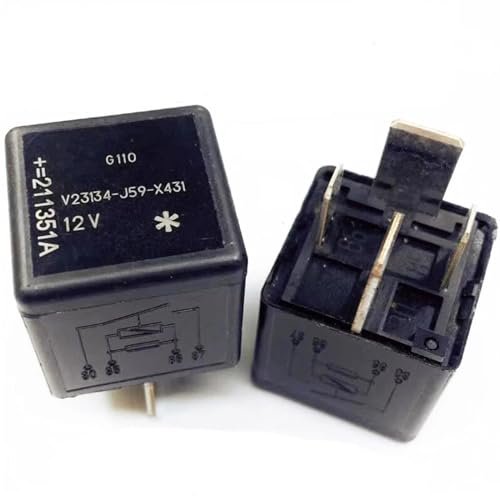 Relé 12V 70A V23134-J59-X431 de alta capacidad para conmutación estable 4PIN