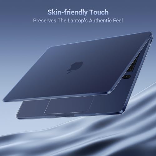Image of MOSISO Compatible with MacBook Air 13 inch Case M5 2026 M4 2025 M3 M2 2024-2022 A3449 A3240 A3113 A2681, Hard Shell&Keyboard Cover&Screen Film&Type C for MacBook Air 13.6 inch Case, Midnight