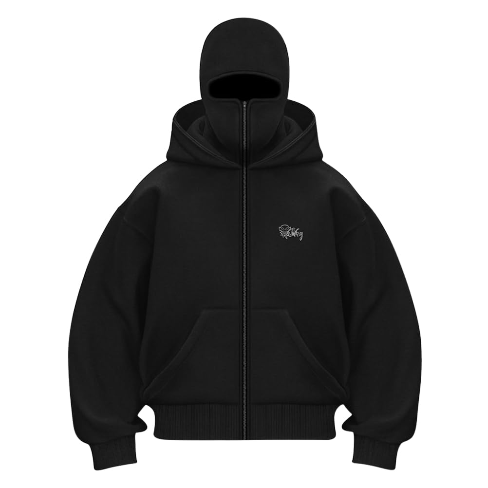 Minetom Sweat À Capuche Homme Zippé Veste Chaude Sweat Hoodie pour Homme Sport Automne Hiver