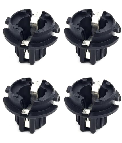 Portalámparas de luz trasera ABS negro para W210 W220 R170 kit de 4 piezas