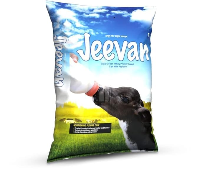 Calf Milk Replacer Powder by Jeevan (5 KG Bag)
