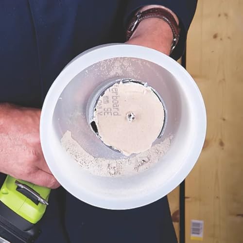 DB2 DEBRIS/DUST COLLECTOR 202MM, Nylon Construction, Suitable for Holesaws up to 121mm, Flange Seal Fitting, 1 in Pack - Image 5