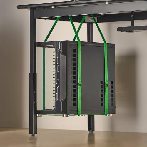 Bureau de jeu avec étagère ProTuning UTVISNING noir 120 x 60 cm pour espace gaming