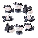 cachorros schnauzer mini recien nacidos Bonita decoración para perros: el diseño es conciso y moderno, el color es diverso y hermoso, el detalle es exquisito y realista, decoración para perros en el patio