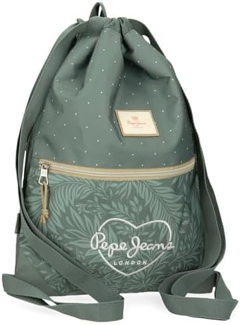 Pepe Jeans Coraile School Bag, Blue, Adjustable Straps for Comfor...