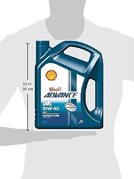 Shell Advance 4T AX7 10W-40, 4 Litre