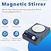 VOEDOR 3800 RPM Magnetic Stirrer Mixer with Stir Bar (No Heating), Max 3000ml Stainless Steel Magnetic Stir Plate Laboratory-Level Size