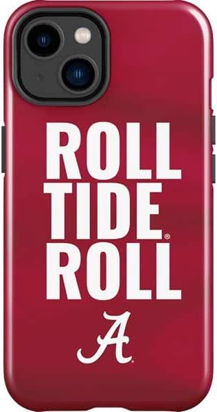 Skinit Impact Phone Case Compatible with iPhone 15 - Officially Licensed University of Alabama Roll Tide Roll Design