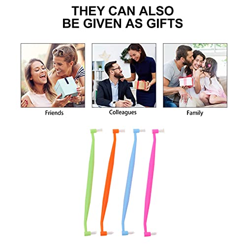 DOITOOL 4Pcs Ciuffo Spazzolino da Denti Piccolo