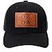 68LDROOTER Dada Hat for Men, Funny Dad Hat Fathers Day Birthday Gifts for Dada Papa from Daughter Son Black Cap (US, Alpha, One Size, Black)