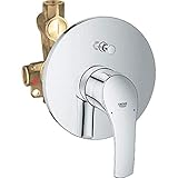  Grohe Einhandmischer Vertieft Dusche mit Dev. Linie Eurosmart Chrom