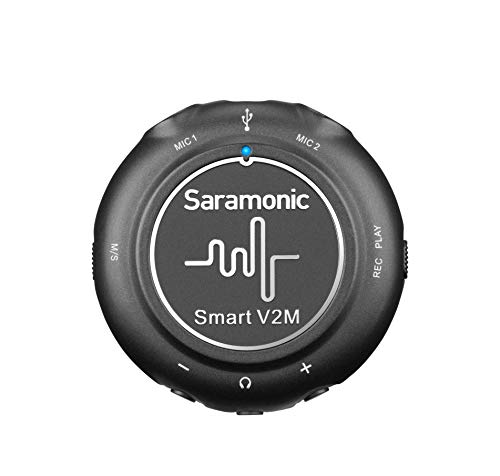 Saramonic 2 Microphones Cravate Smart V2M interface pour iPhone et PC