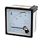 sourcing map 72 mm x 72 mm, AC 0-30A Analog Amperemeter Panel Meter SQ - 72 de