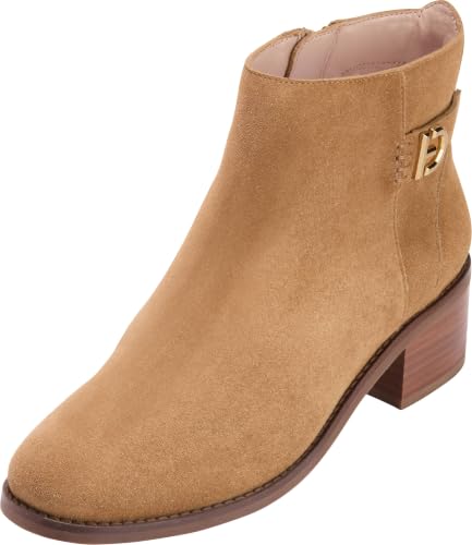 Cole Haan Botte Holis Boucle Femme, Daim Caramel Doré, 7-B US